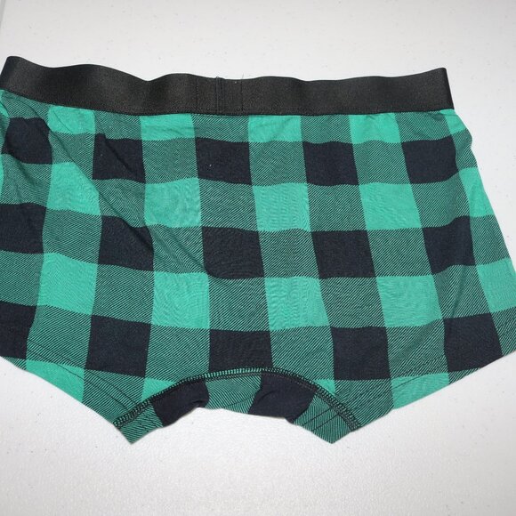 MeUndies green plaid men's Trunks size medium - LAST One!! - Picture 2 of 3